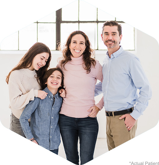 A family who are actual patients of Houston Orthodontic Specialists